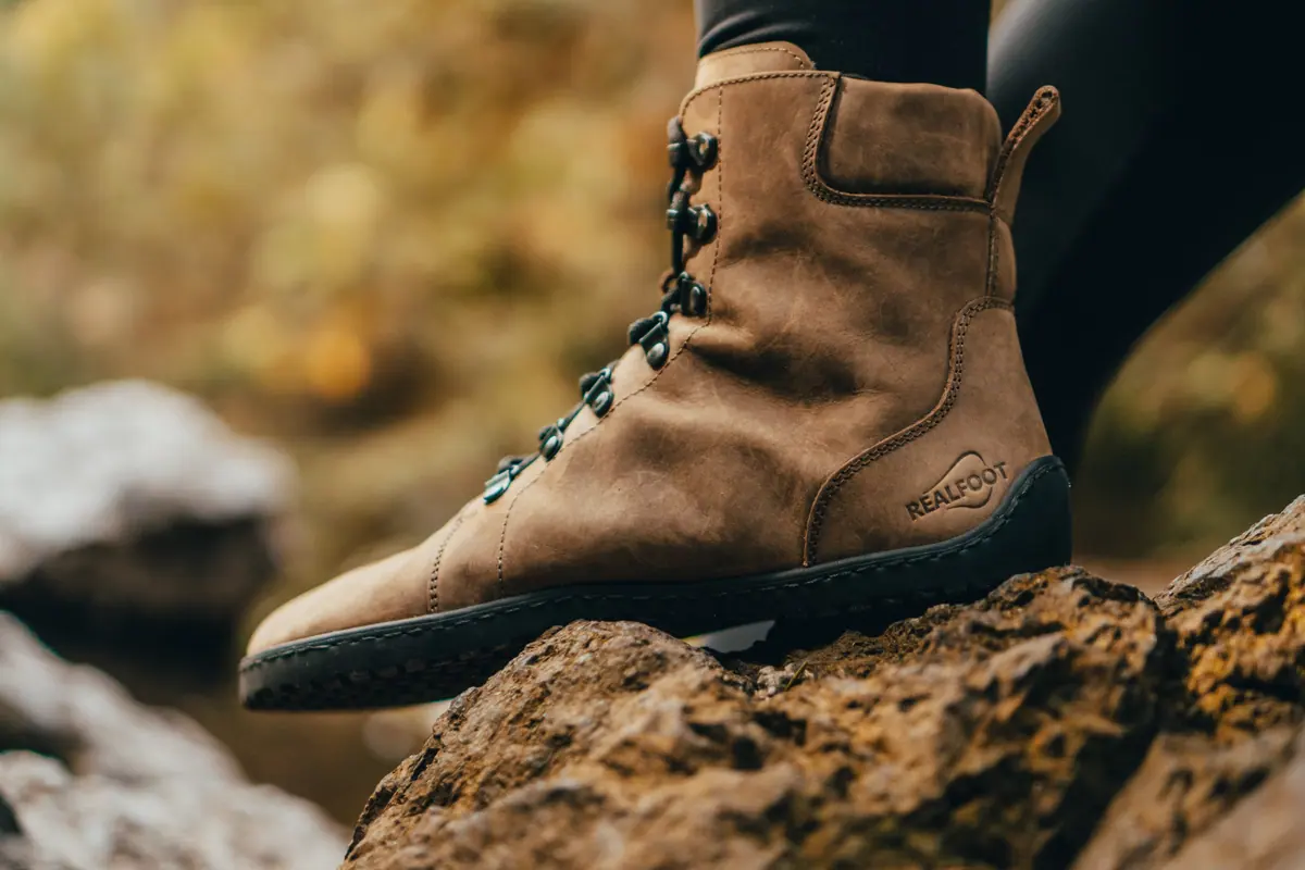 Босоногие ботинки Realfoot Farmer Winter Light Brown, фото 15