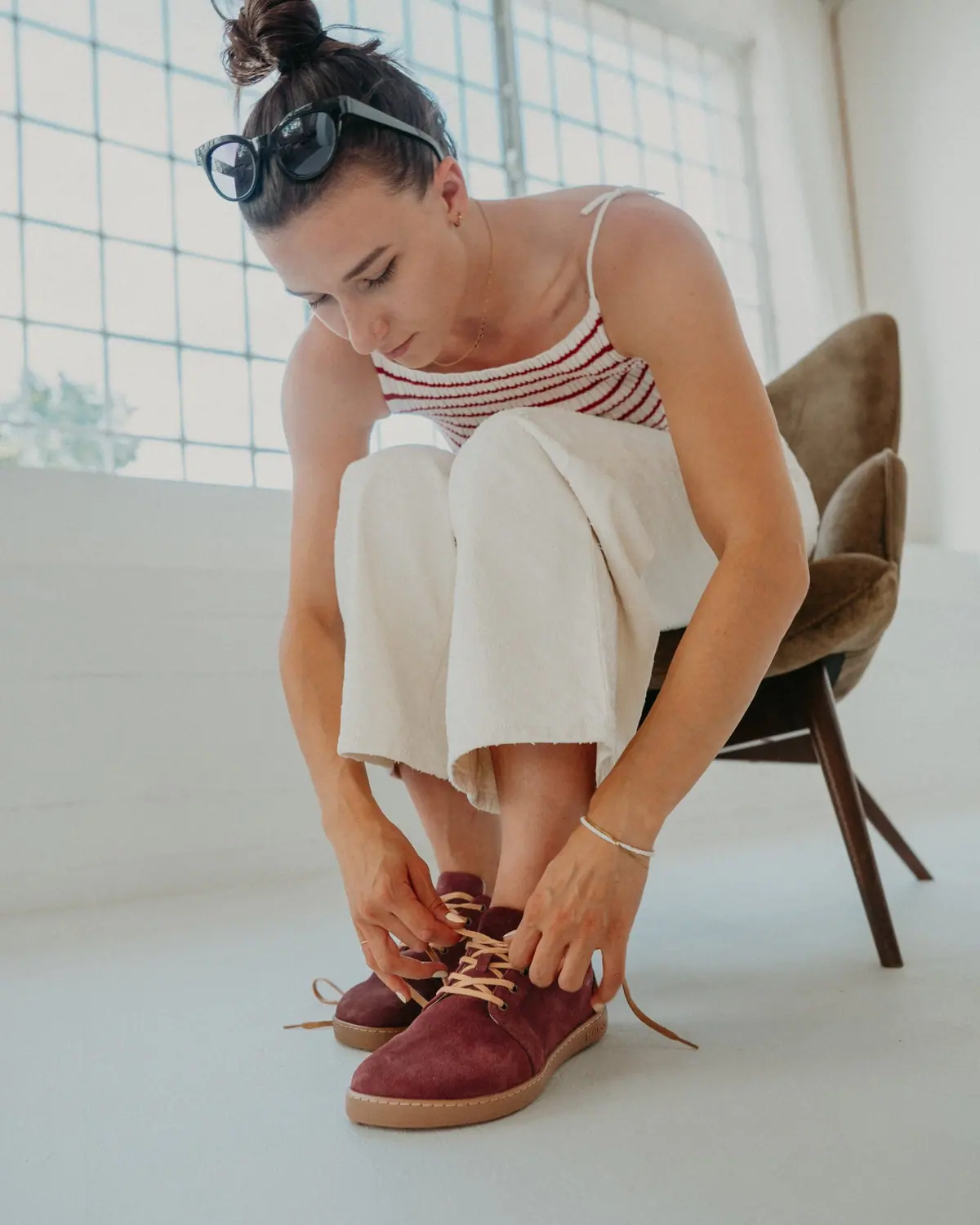 Босоногая обувь Realfoot Essential Bordeaux and Honey, фото 2