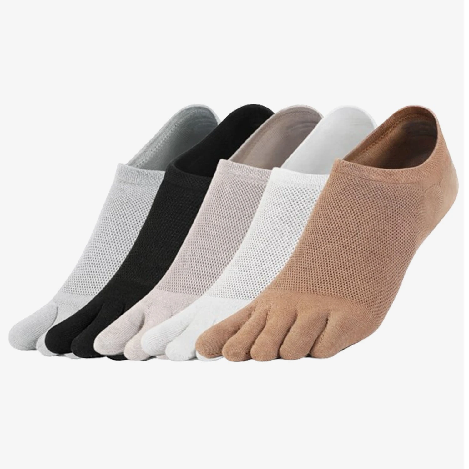 Носки Saguaro Toe Socks No Show — базовый набор из 5 пар, фото 3