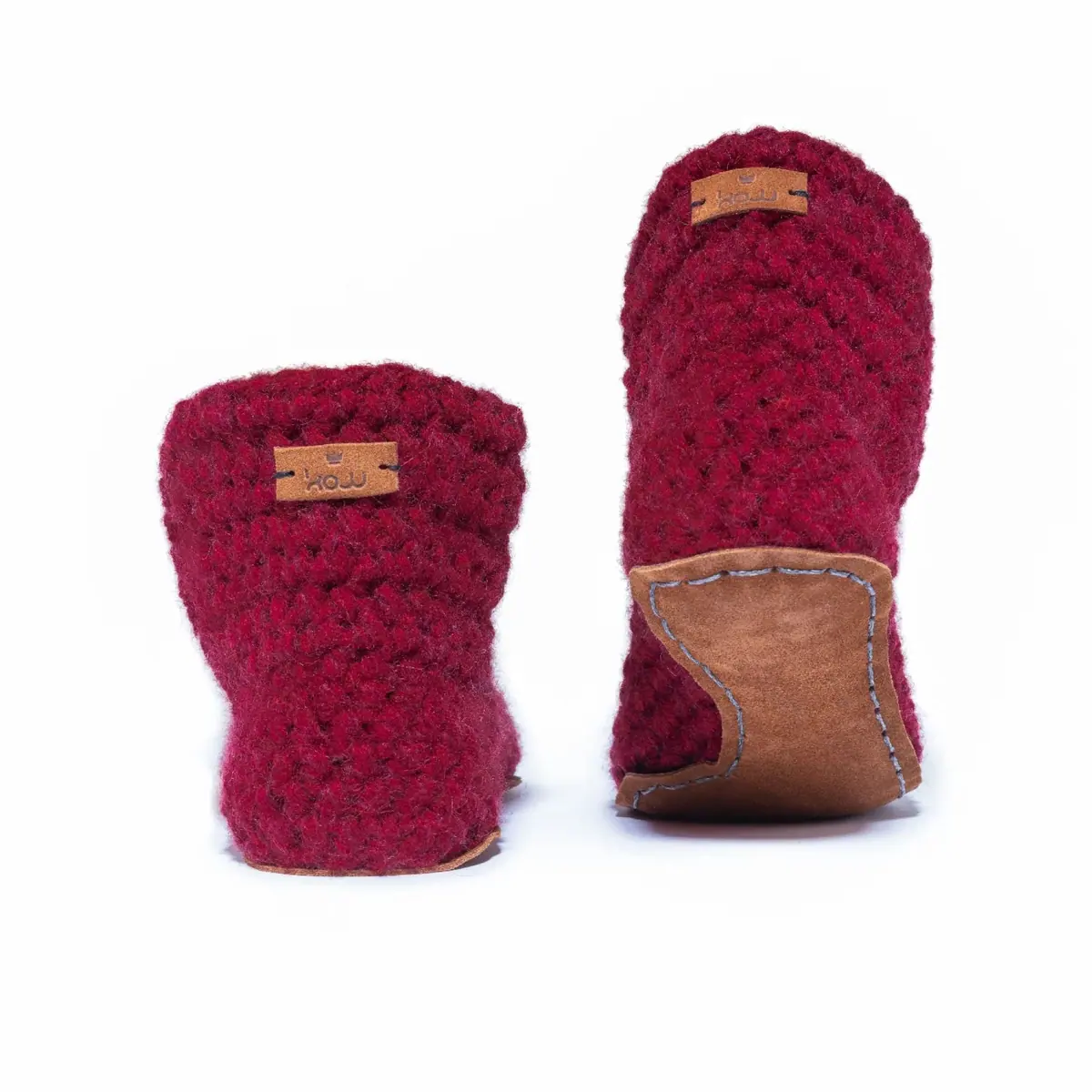 Домашние тапочки-ботинки Kingdom of Wow Classic Bootie — ягодный, фото 6