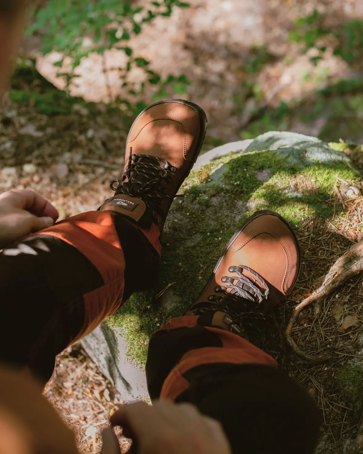 Босоногие ботинки Realfoot Trekker Low 2.0 Light Brown, фото 3