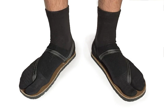 Носки Earth Runners Wool Tabi — угольно-серый, фото 7