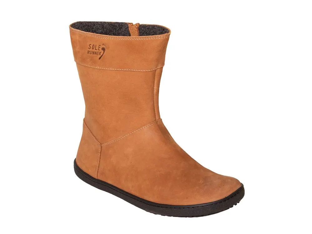 Женские зимние ботинки Sole Runner Larissa 2, коньячные, фото 4