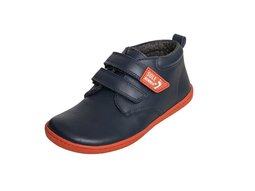Детские зимние ботинки Sole Runner Eris, сине-оранжевые, фото 4