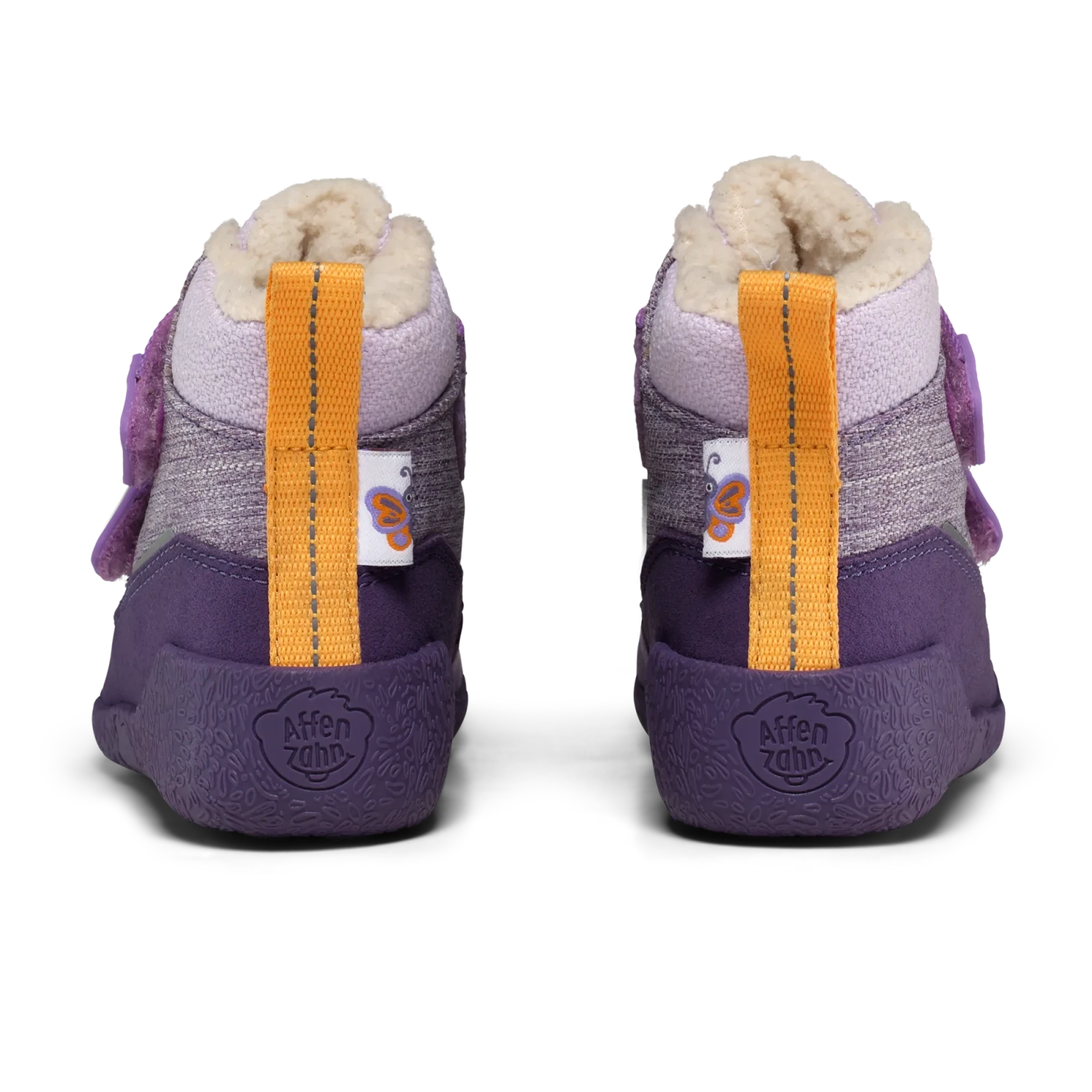 Зимние ботинки Affenzahn Snuggy Бабочка — фиолетовый, фото 9