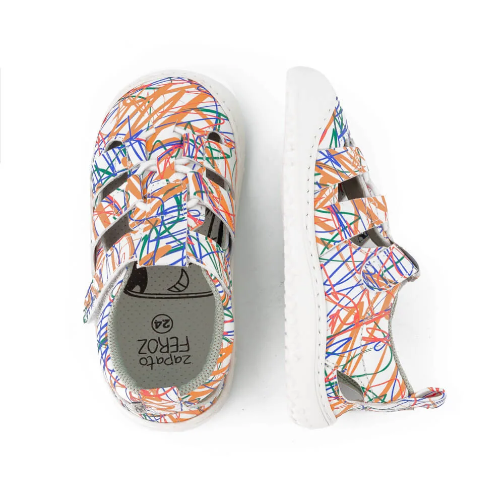 Детская обувь Zapato Feroz «Canet Rocker SS25» — дизайн «Risco», фото 3