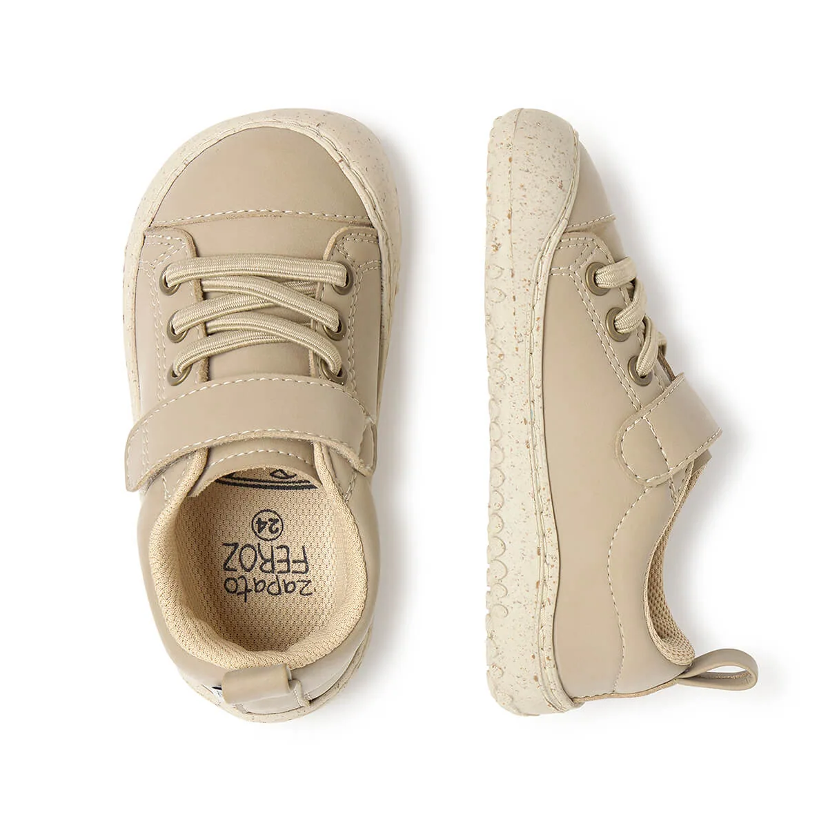 Детская обувь Zapato Feroz «Paterna Rocker AW25» — серо-бежевый (Piedra), фото 3