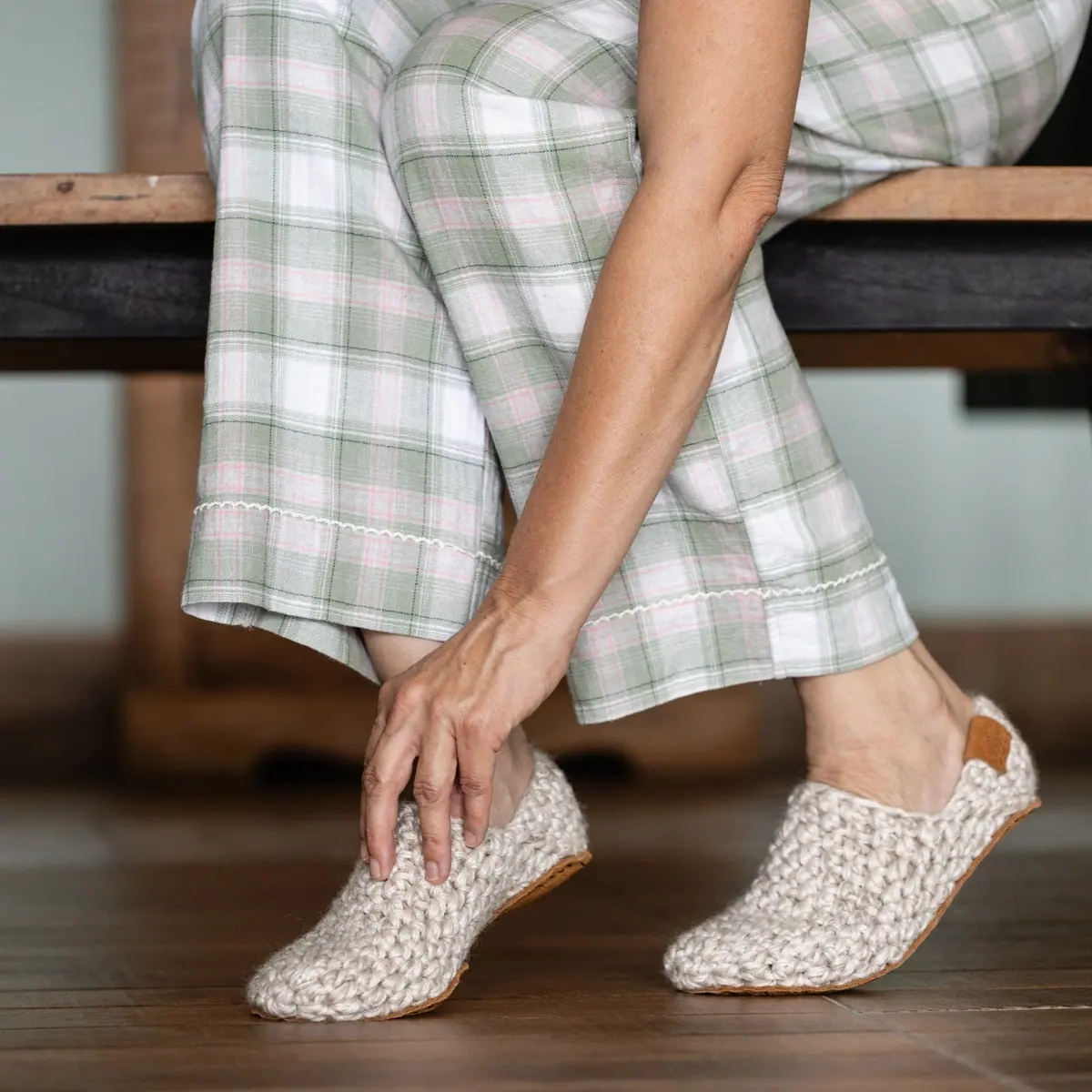 Домашние тапочки Kingdom of Wow Classic Slip-on — бежевый, фото 3