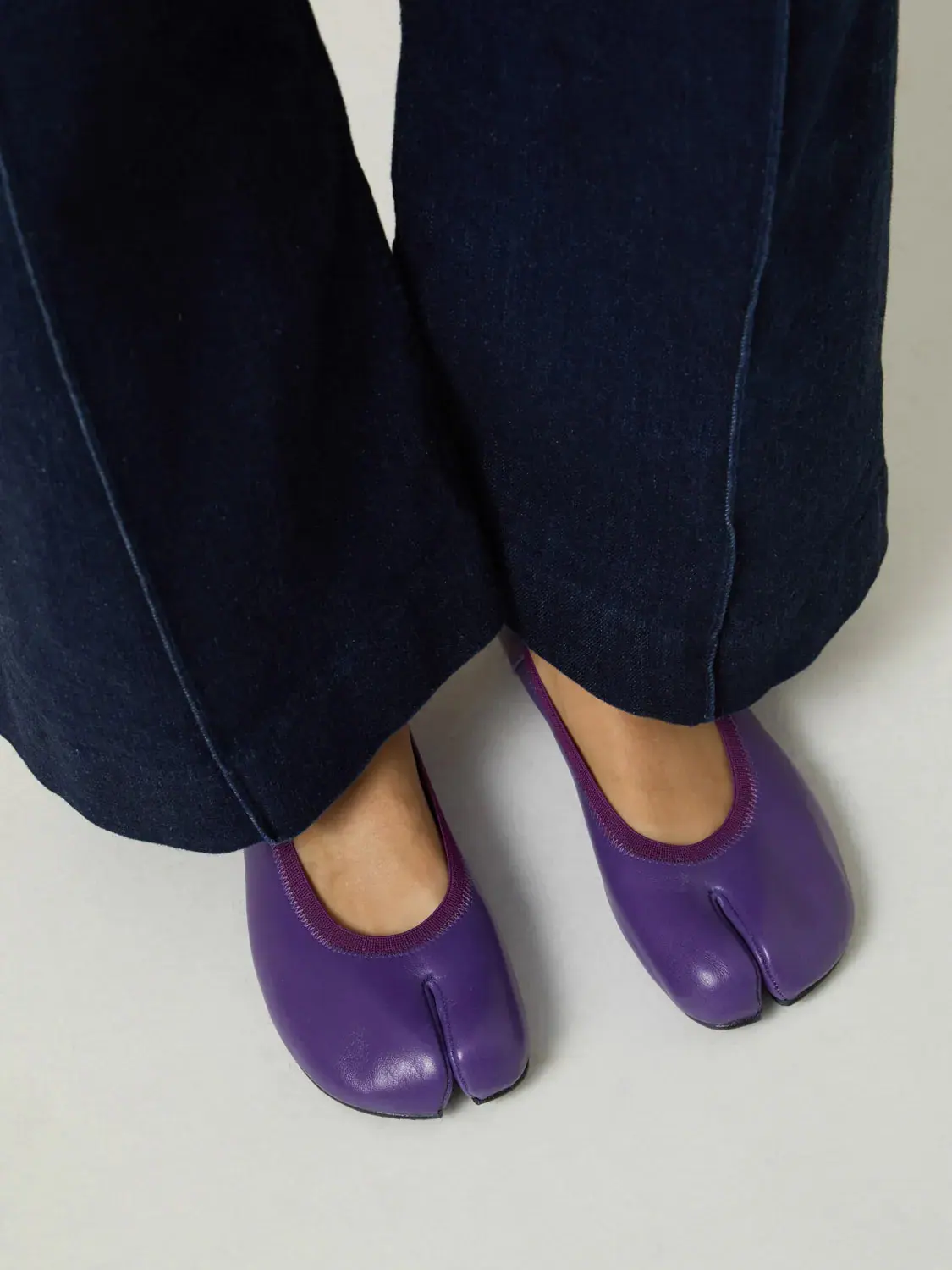 Босоногие балетки таби Libertas Barefoot Tabi — фиолетовый