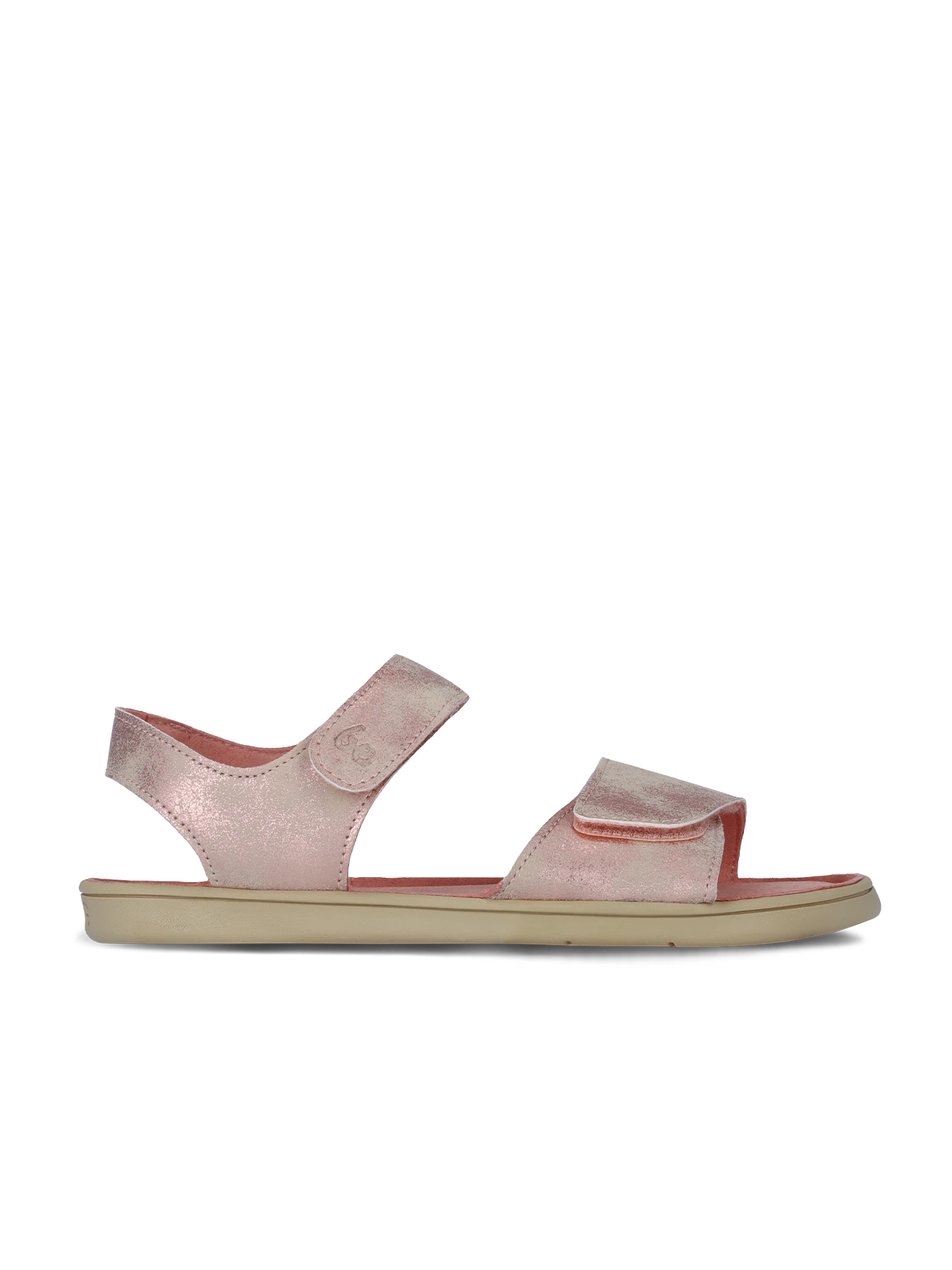 Детские босоногие сандалии Be Lenka Miami - коралловый с блеском