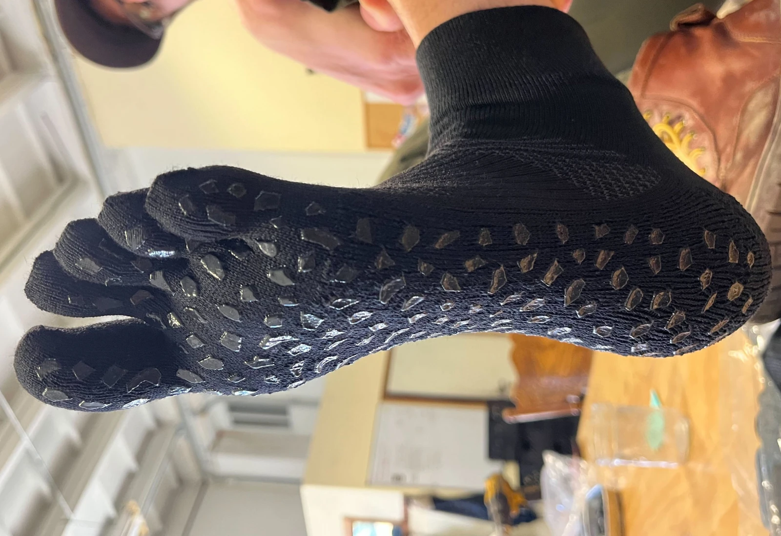 Носки Earth Runners Toe Socks with Grip, фото 6