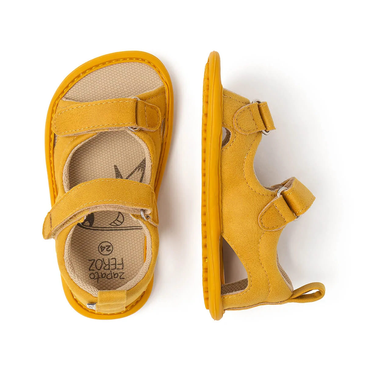 Детская обувь Zapato Feroz «Saler SanRoc SS25» — горчичный, фото 3