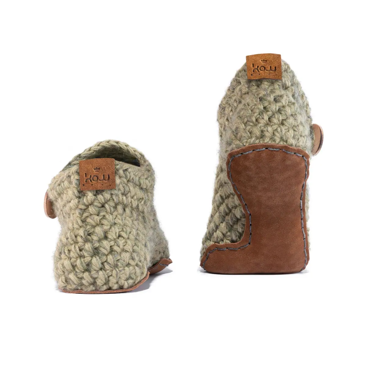Домашние тапочки-ботинки Kingdom of Wow Classic Ankle Bootie — мшисто-зелёный, фото 2