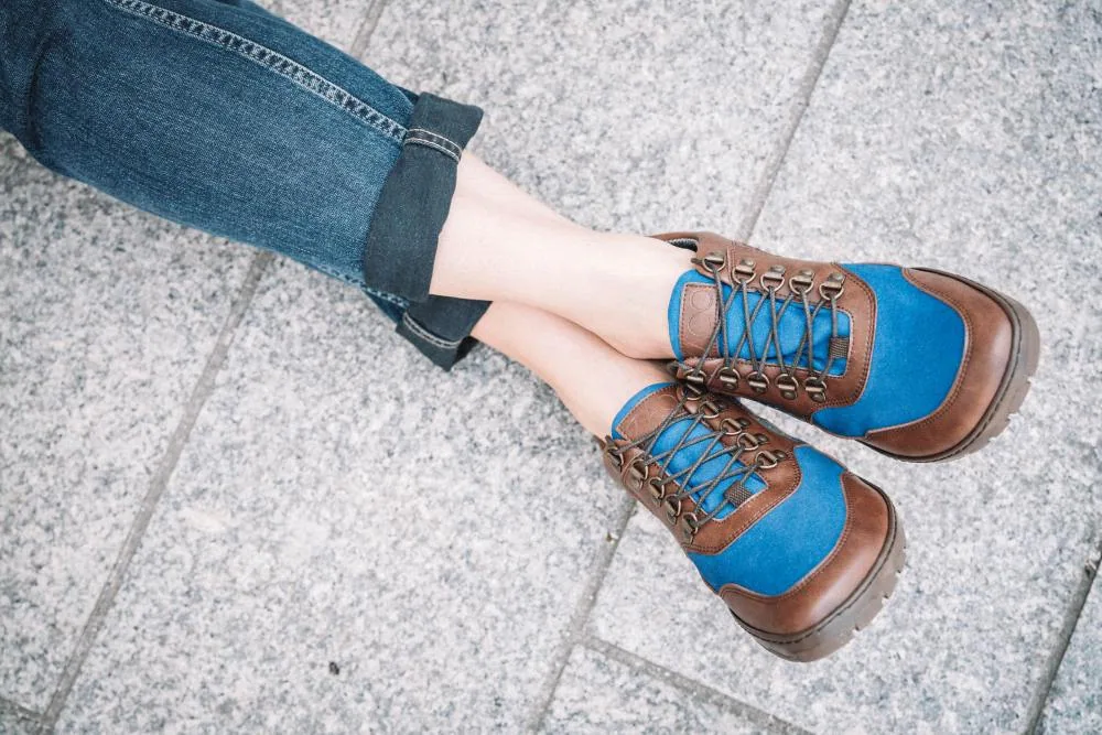 Кроссовки ZAQQ HIQE Low Brown Blue Waterproof, фото 5