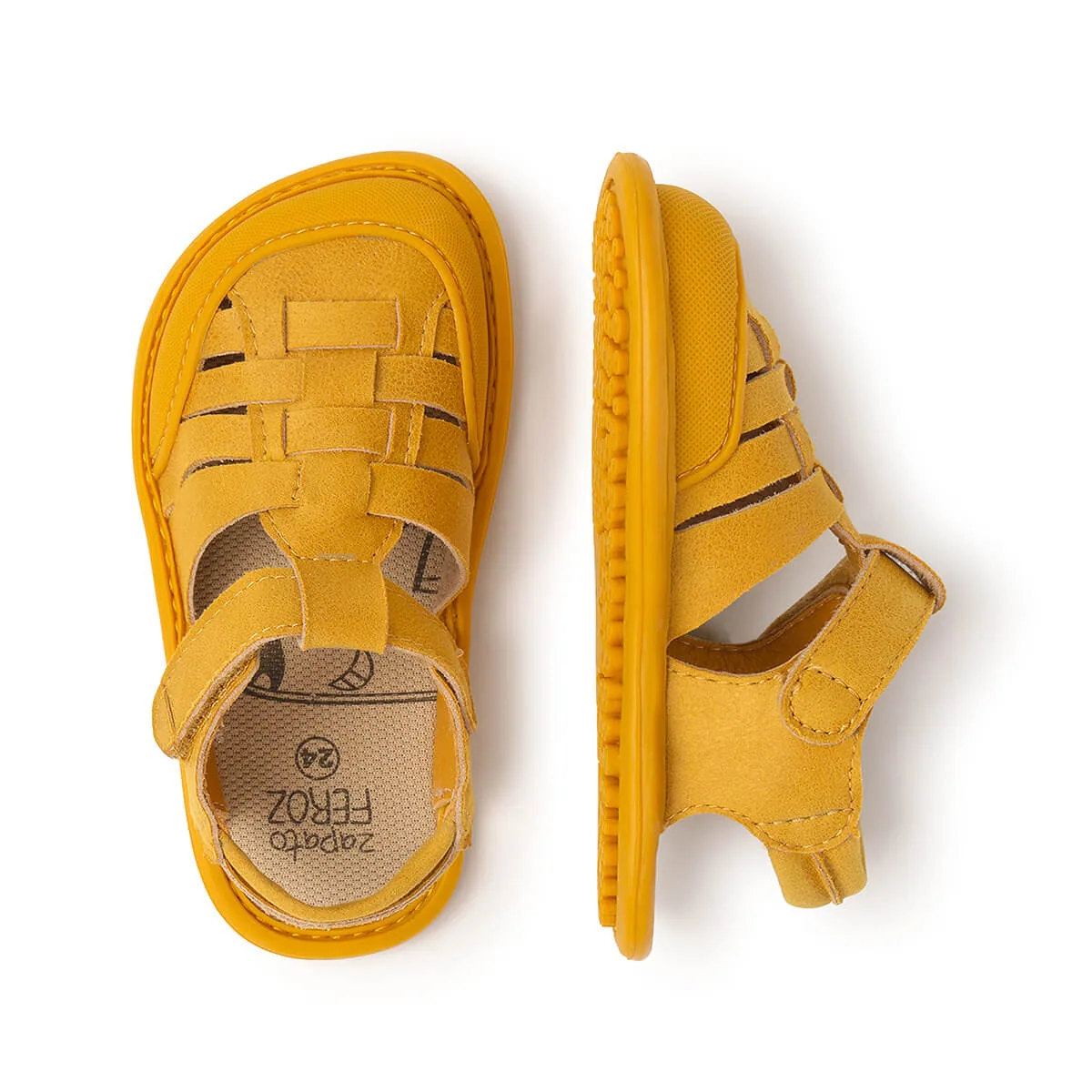 Детская обувь Zapato Feroz «Calpe SanRoc SS25» — горчичный, фото 3