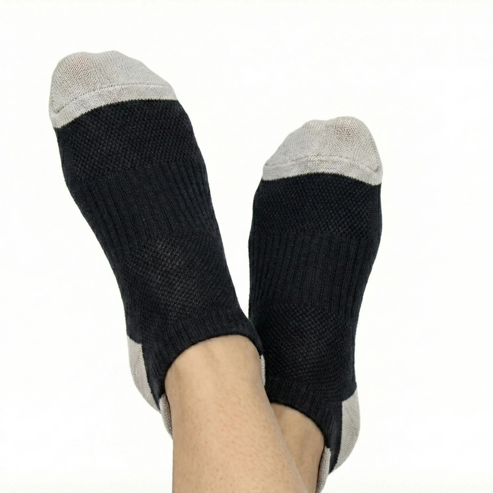 Носки Hike Low-Cut Comfort (низкие) (женские, чёрный / серый), фото 3