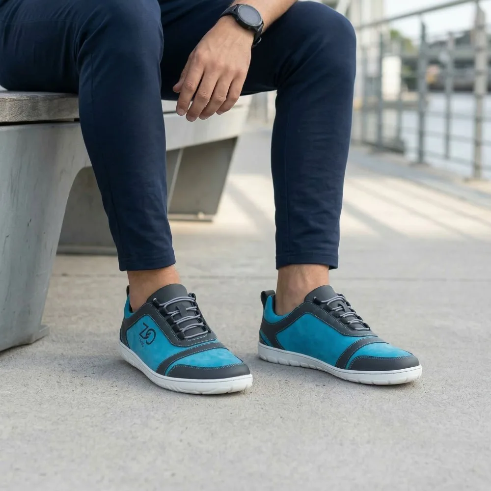 Кроссовки для женщин и мужчин ZAQQ SQILL Turquoise Black (чёрный цвет), фото 20