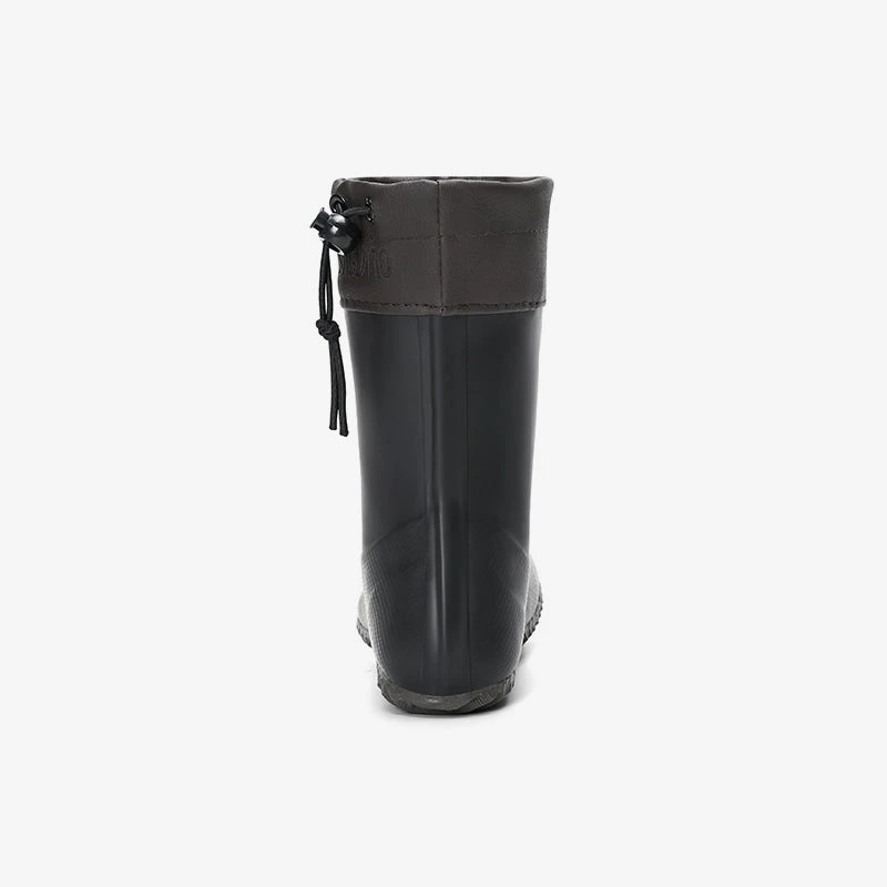 Детские резиновые сапоги Saguaro Brisk I · с тёплой подкладкой — чёрный, фото 3