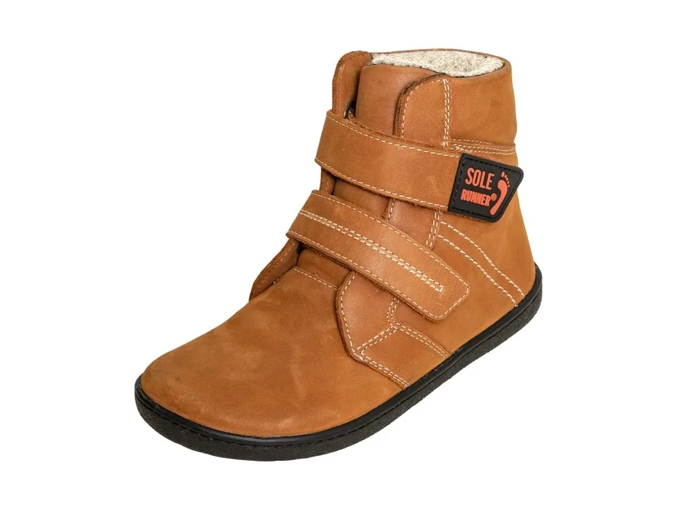 Детские зимние ботинки Sole Runner Titania 2, коричневые, фото 4