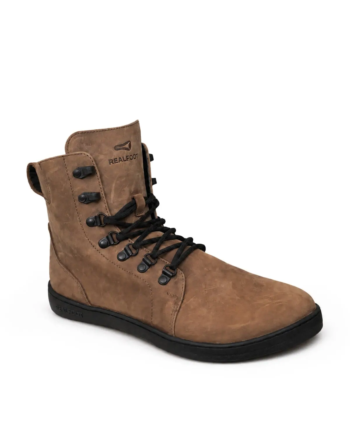 Босоногие ботинки Realfoot Farmer Spring/Fall CityGrip Light Brown, фото 3