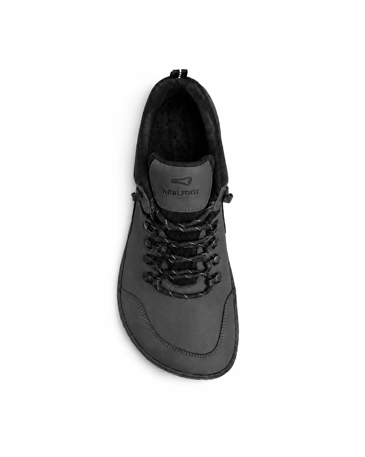 Босоногие ботинки Realfoot Trekker Low 2.0 Vegan Black, фото 5