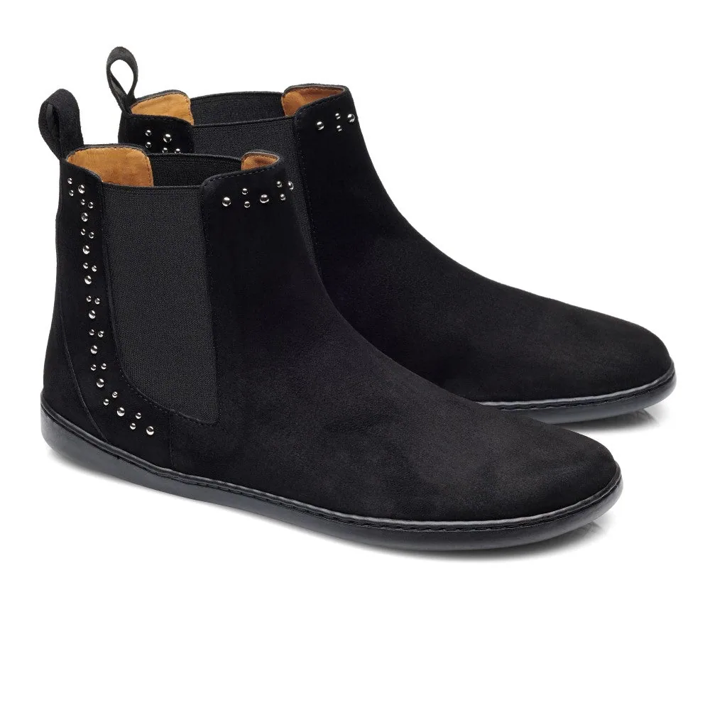 Женские ботинки ZAQQ SPARQLE Shine Velours Black (чёрный цвет) — фото 1 из 10