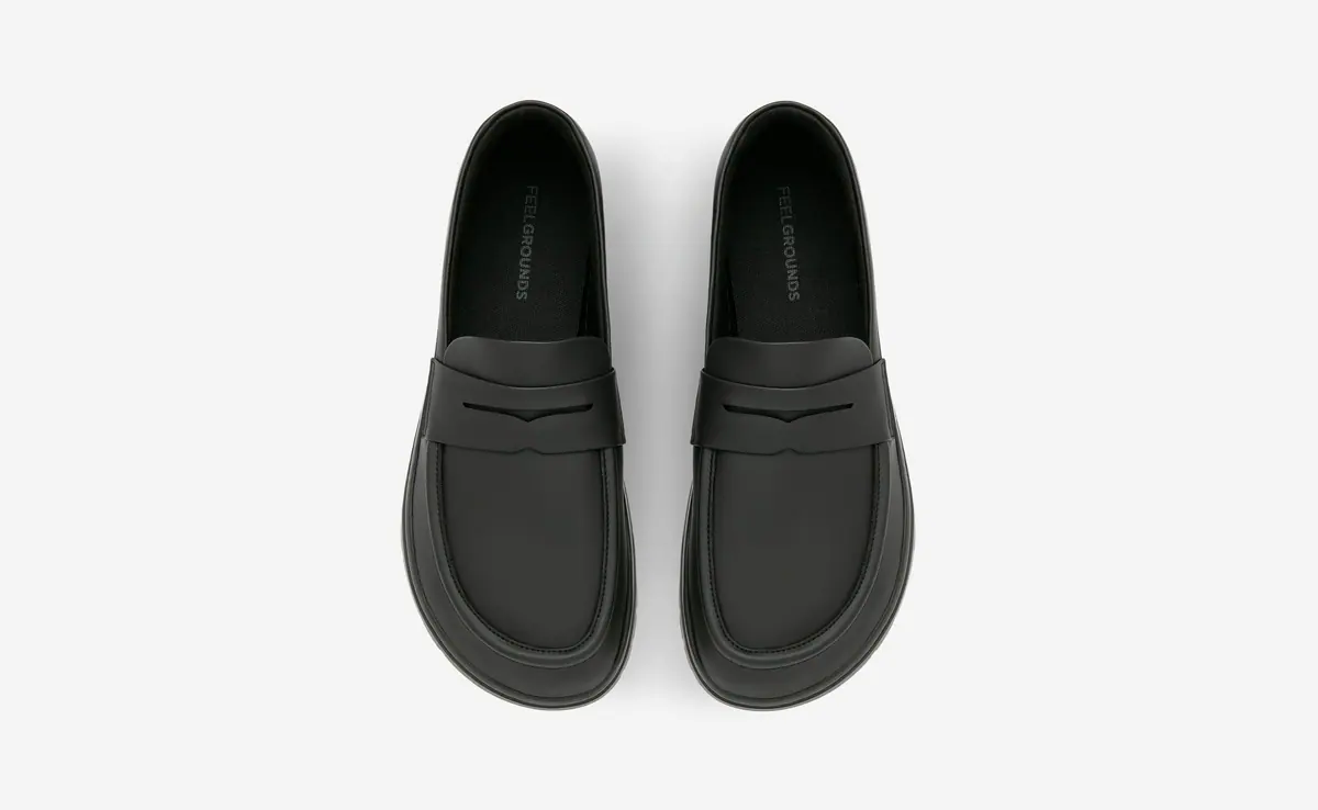 Босоногие слипоны Feelgrounds Loafer — чёрный, фото 2