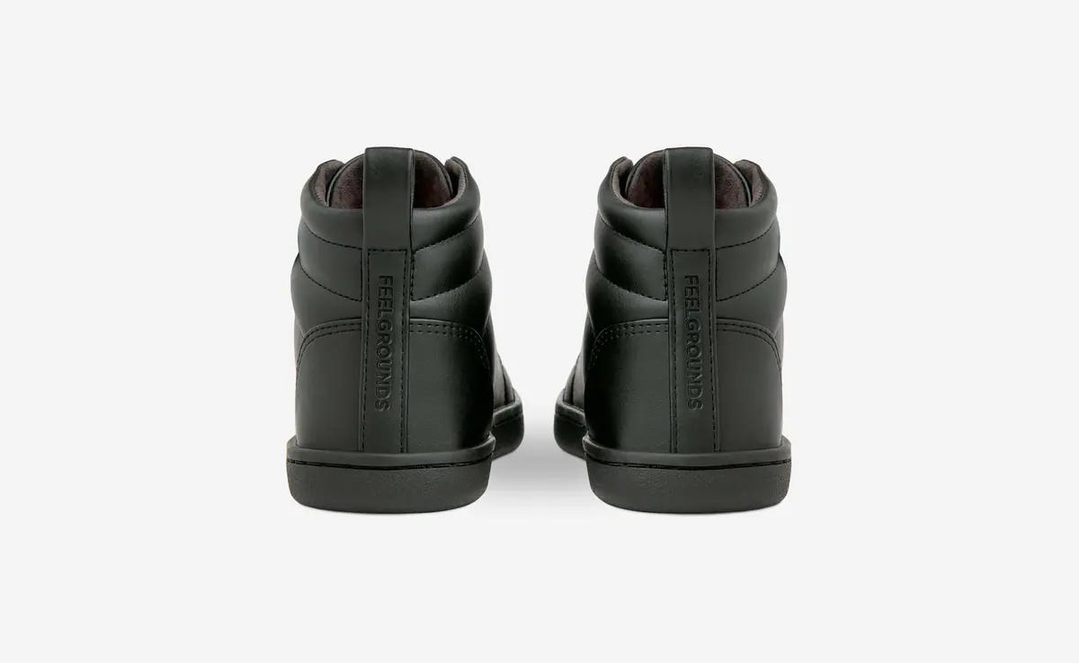 Детские босоногие кроссовки Feelgrounds Highrise Luxe Kids — чёрный, фото 4