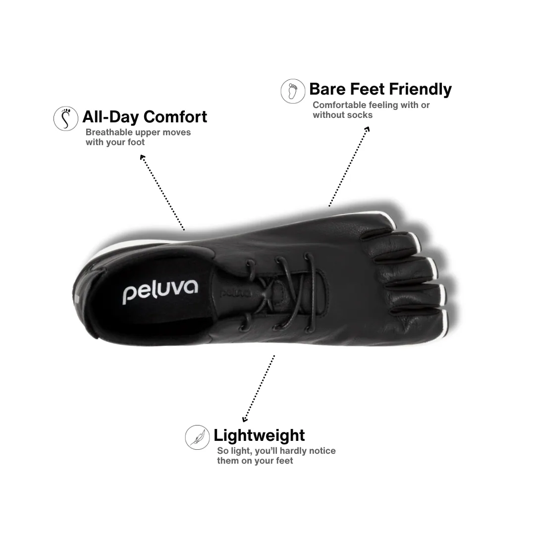 Мужская повседневная обувь Peluva Napa Dress Hybrid — чёрный / белый, фото 3