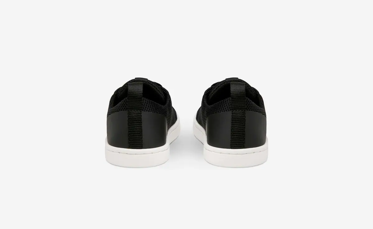 Детские босоногие кроссовки Feelgrounds Original Mesh Kids — чёрный и белый, фото 4