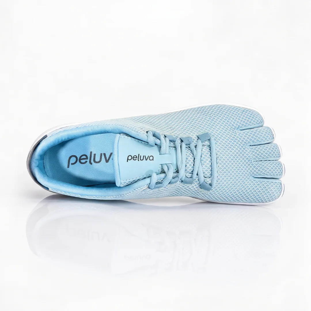 Женские кроссовки Peluva Strand Sport Mesh — серо-голубой / тёмно-серый, фото 3
