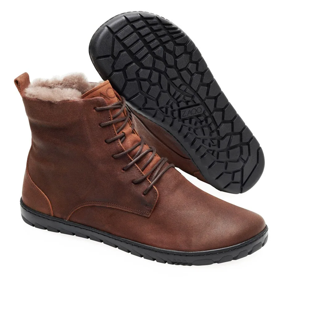 Ботинки для женщин и мужчин ZAQQ QUINTIC Winter Velours Brown Waterproof (коричневый цвет), фото 2