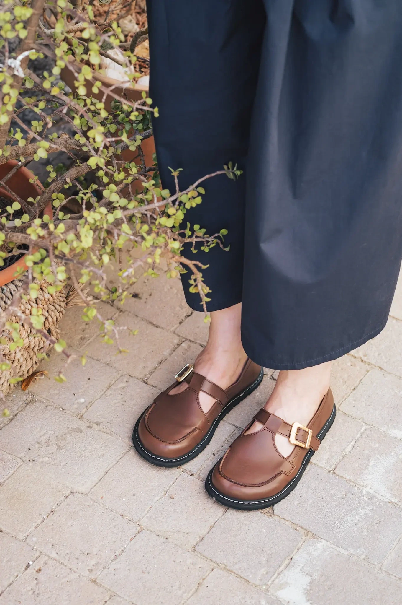 Босоногие туфли Sambas the bambas Gea — какао, фото 8