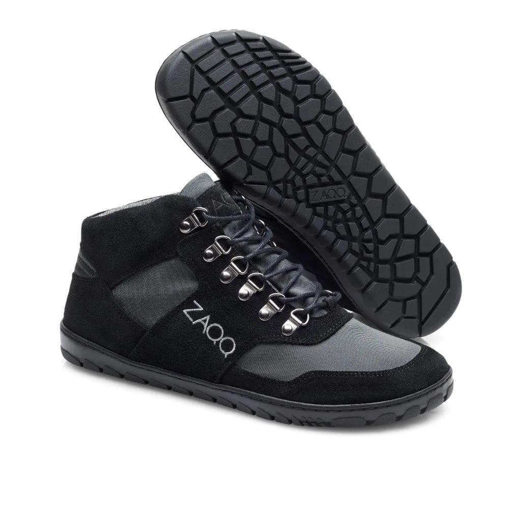 Ботинки для женщин и мужчин ZAQQ HIQE Mid Black Waterproof, фото 2