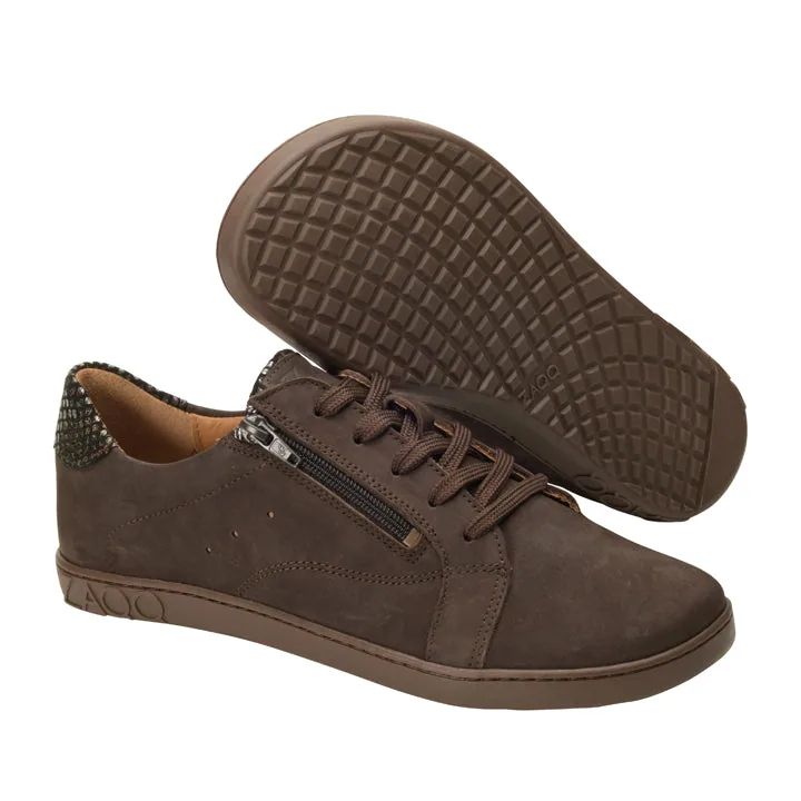 Женские полуботинки ZAQQ QOMFY Wide Dark Brown (тёмно-коричневый цвет), фото 2