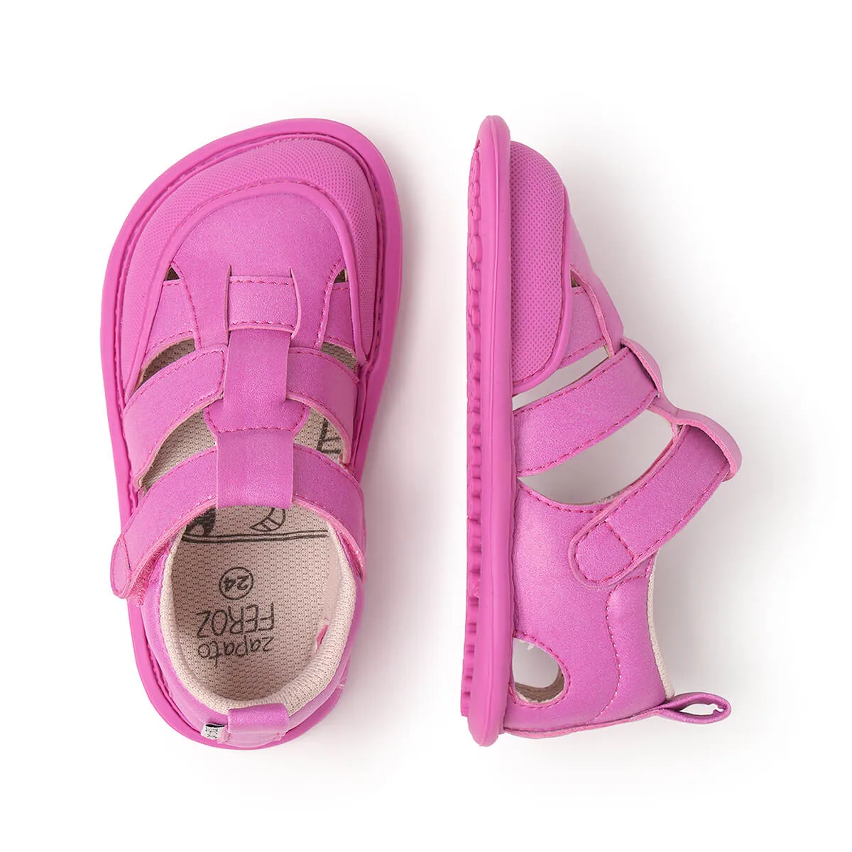 Детская обувь Zapato Feroz «Denia SanRoc Feroz SS25» — клубничный, фото 3