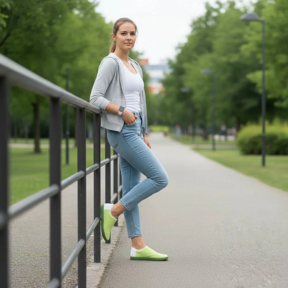 Кроссовки для женщин и мужчин ZAQQ QARO Light Green (светло-зелёный цвет), фото 5