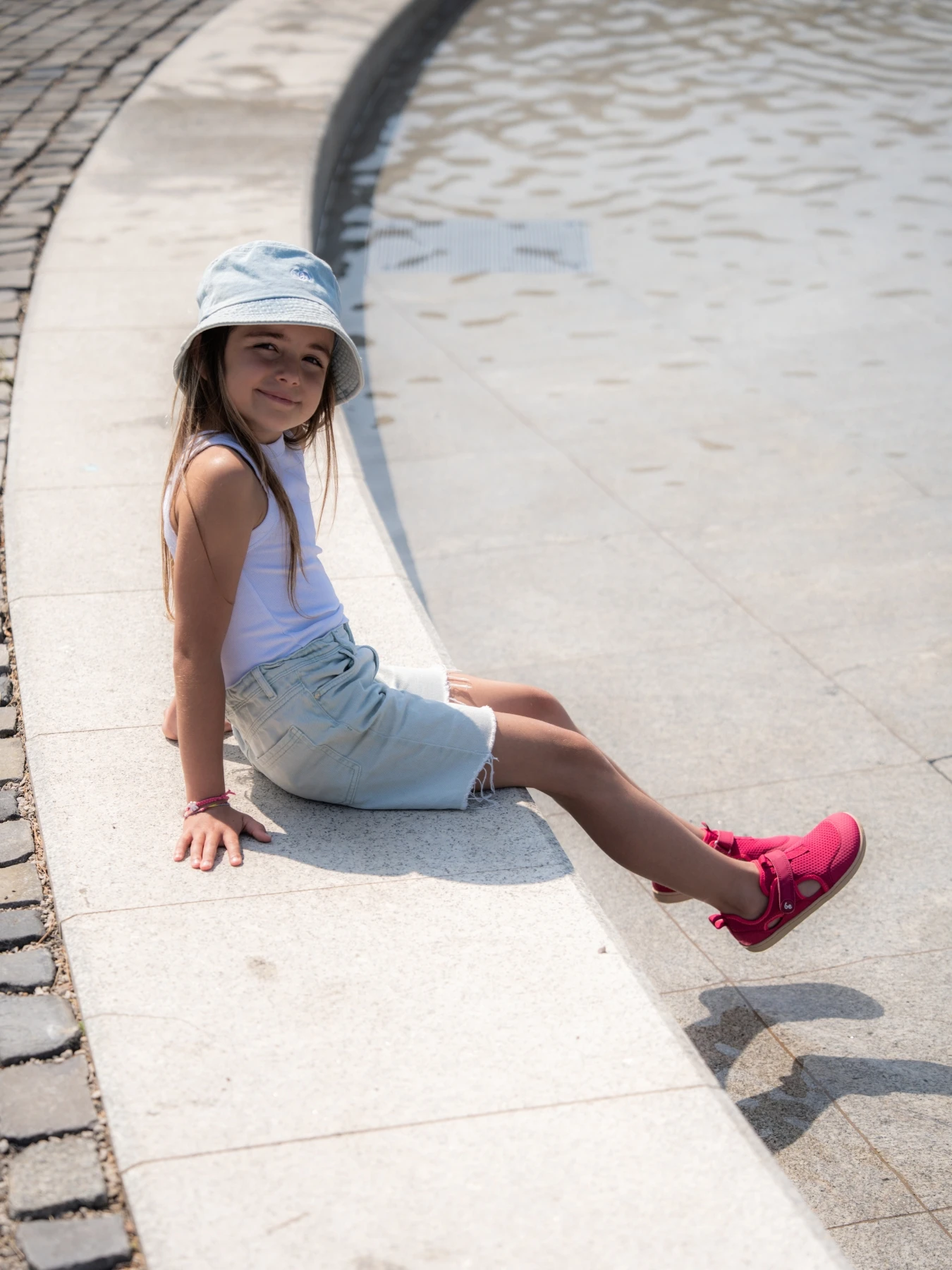 Детские босоногие сандалии Be Lenka Zest Preschool - ягодный, фото 3