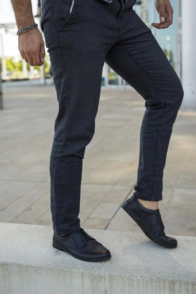 Мужские туфли ZAQQ BRIQ Brogue Tresse Black (чёрный цвет), фото 12