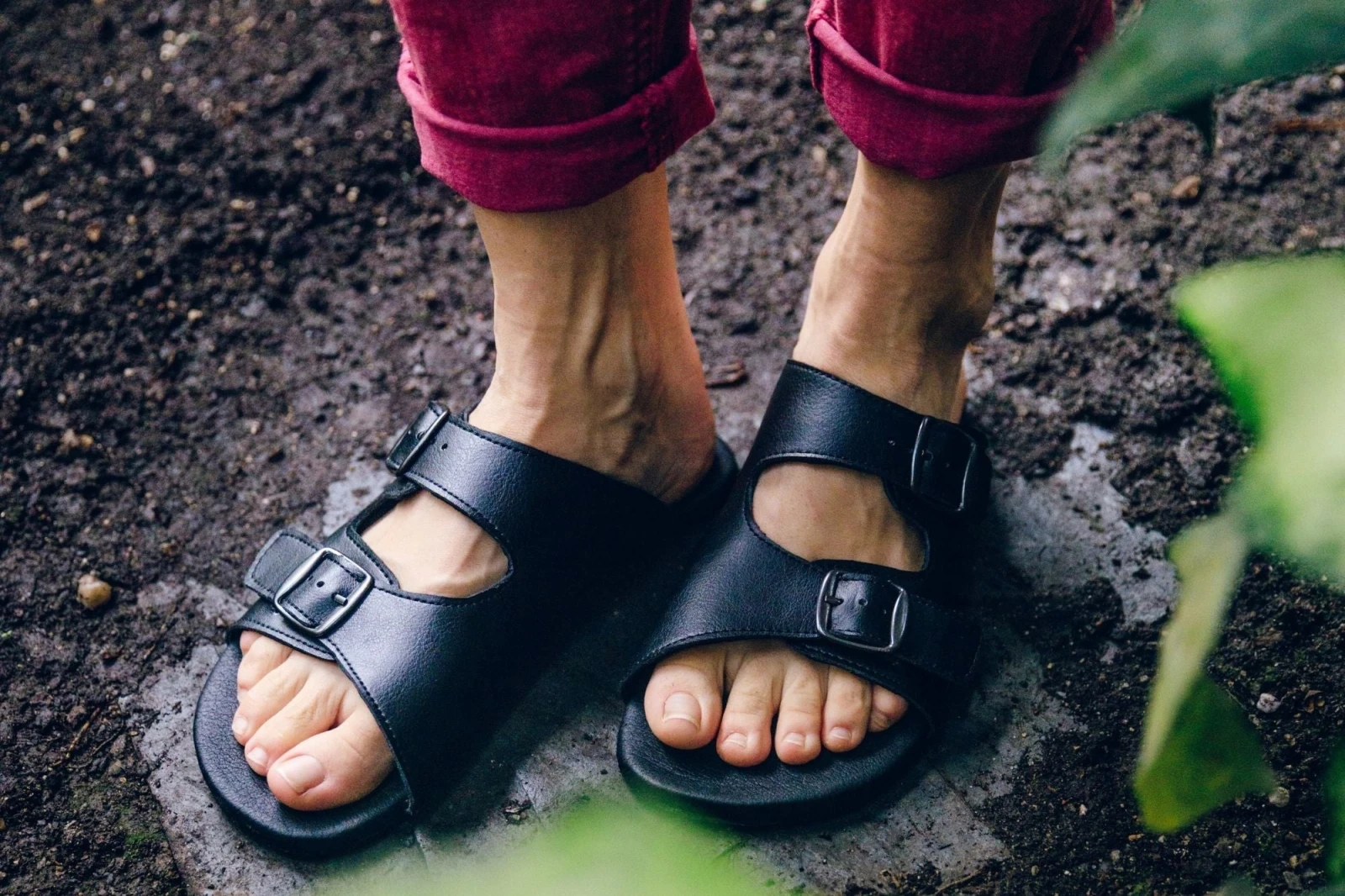 Шлёпанцы Ahinsa Barefoot — чёрный, фото 14