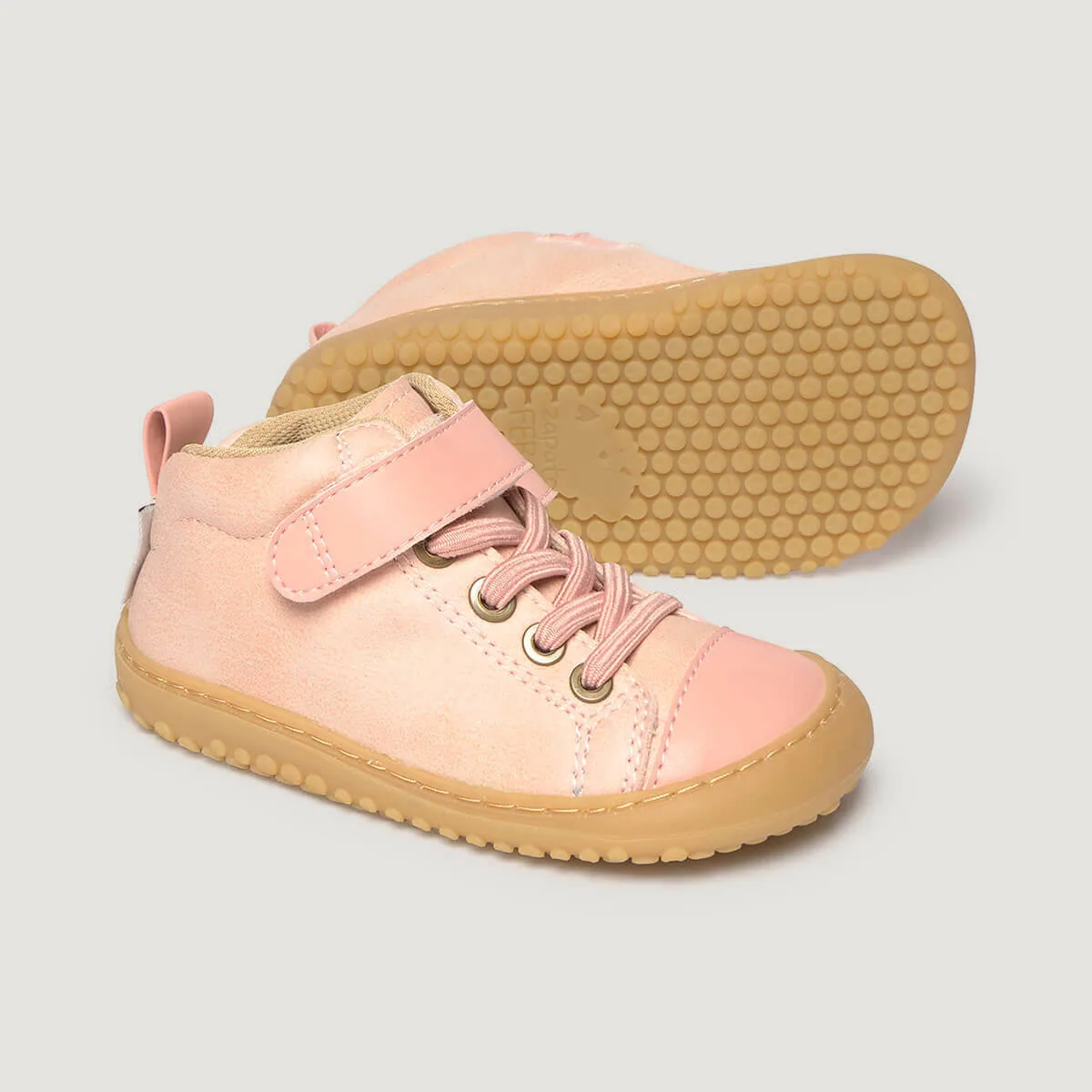 Детские ботинки Zapato Feroz «Júcar Rocker» — пудрово-розовый, фото 2
