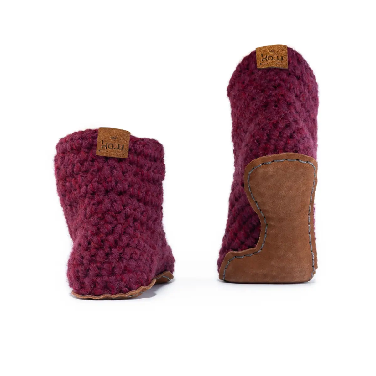Домашние тапочки-ботинки Kingdom of Wow Classic Bootie — ягодный, фото 2