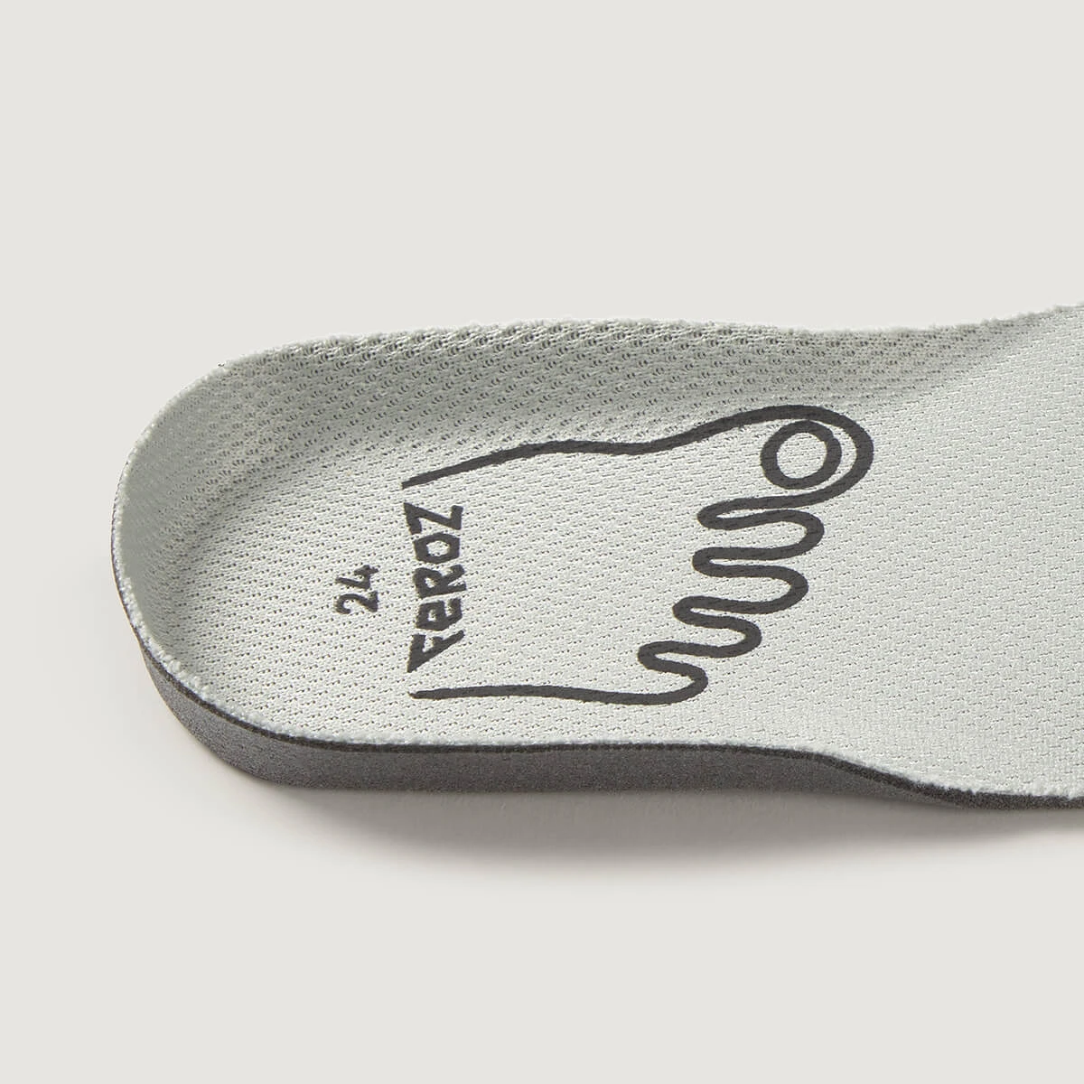 Стельки Zapato Feroz детские сменные для широкой колодки — серый, фото 2