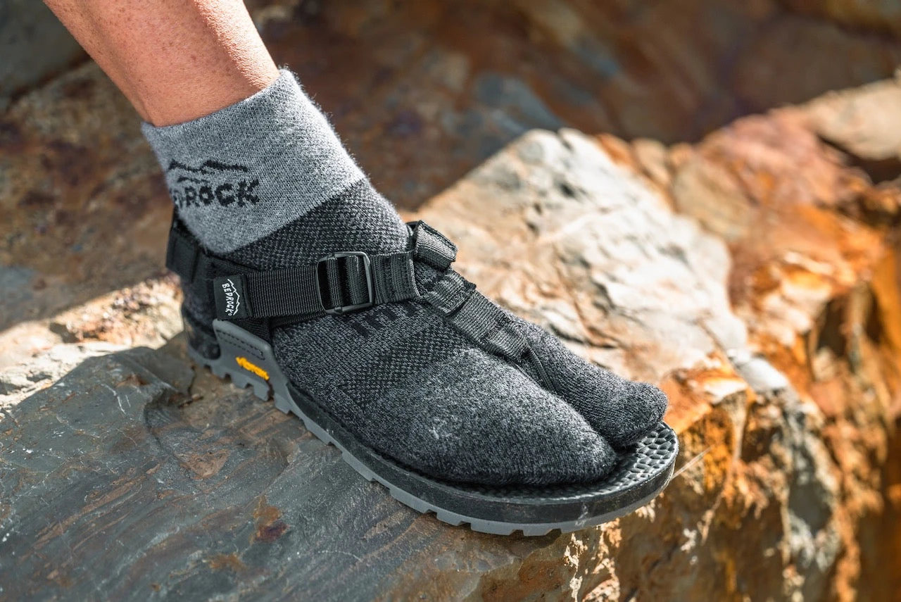 Носки Bedrock Sandals Performance Split-Toe Granite, фото 3