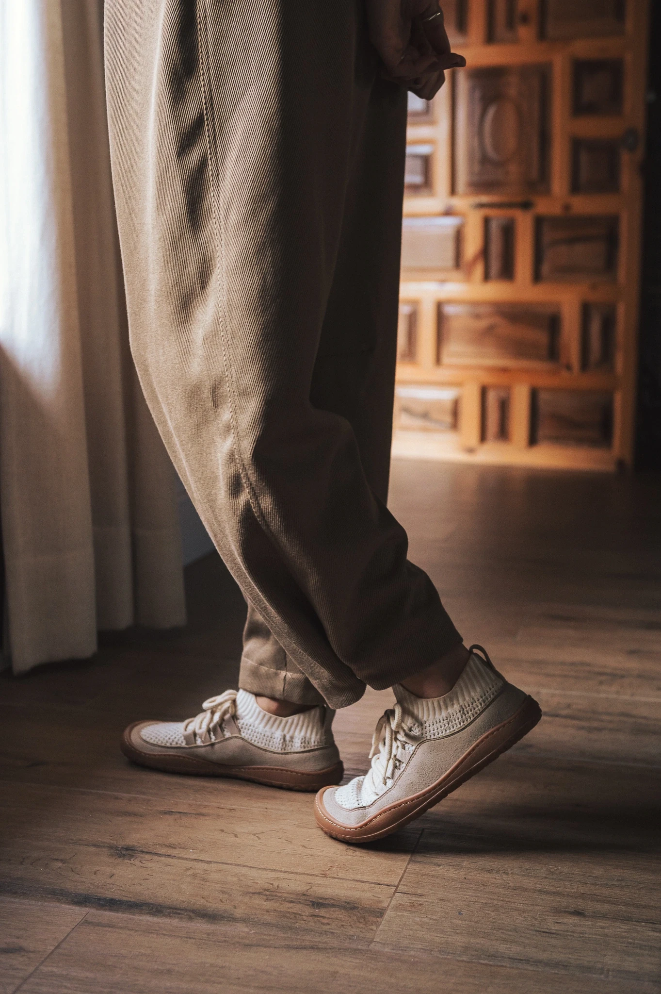 Босоногие кроссовки Sambas the bambas Essence Cloud — молочные, фото 9