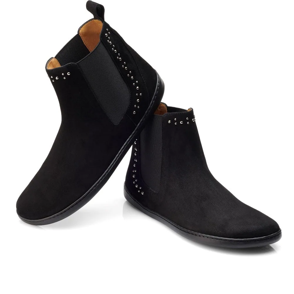 Женские ботинки ZAQQ SPARQLE Shine Velours Black (чёрный цвет), фото 3