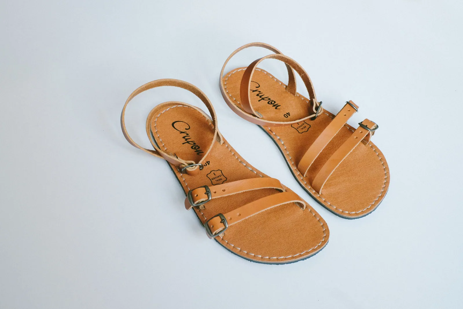 Босоногие сандалии Crupon Breeze — янтарный, фото 10
