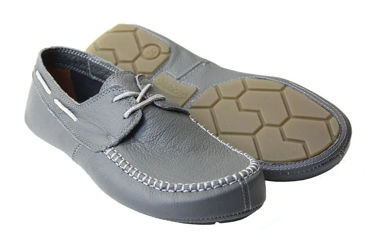 Босоногие топсайдеры Boat Shoes — серый, фото 3