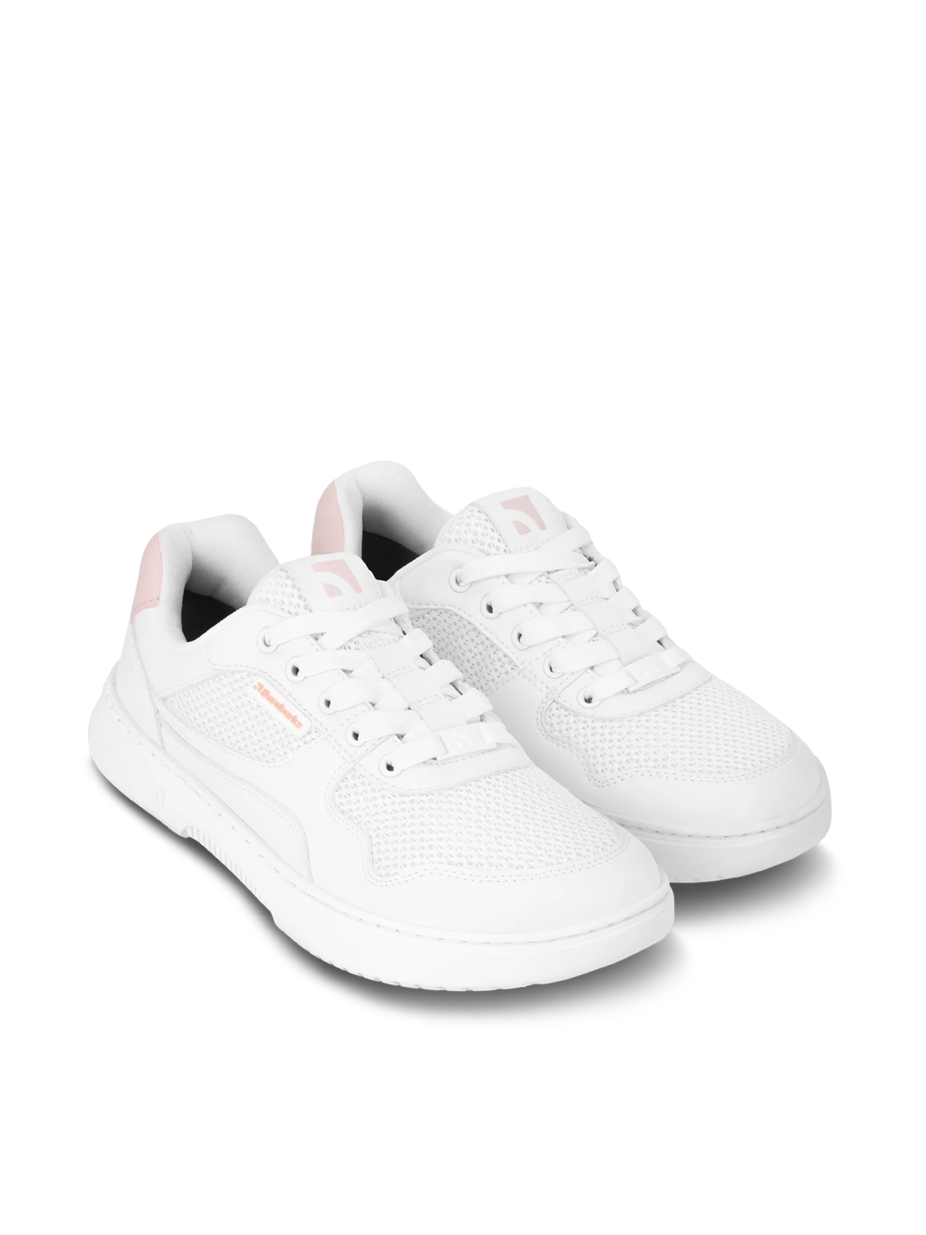 Босоногие кроссовки Barebarics Zing - Fresh - белый и кораллово-розовый, фото 5
