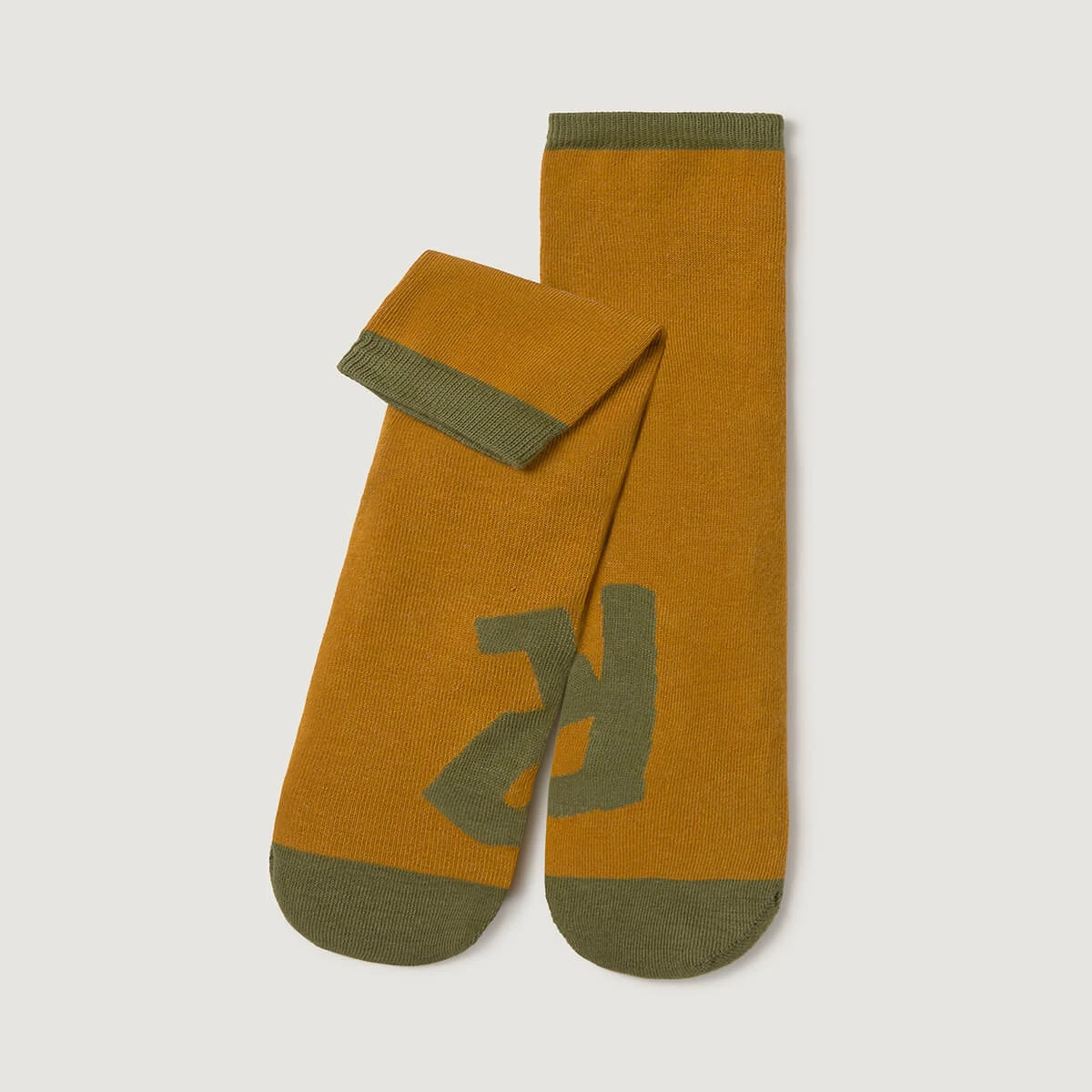 Носки Zapato Feroz Feroz длинные (3 пары) — горчичный / хаки, фото 2